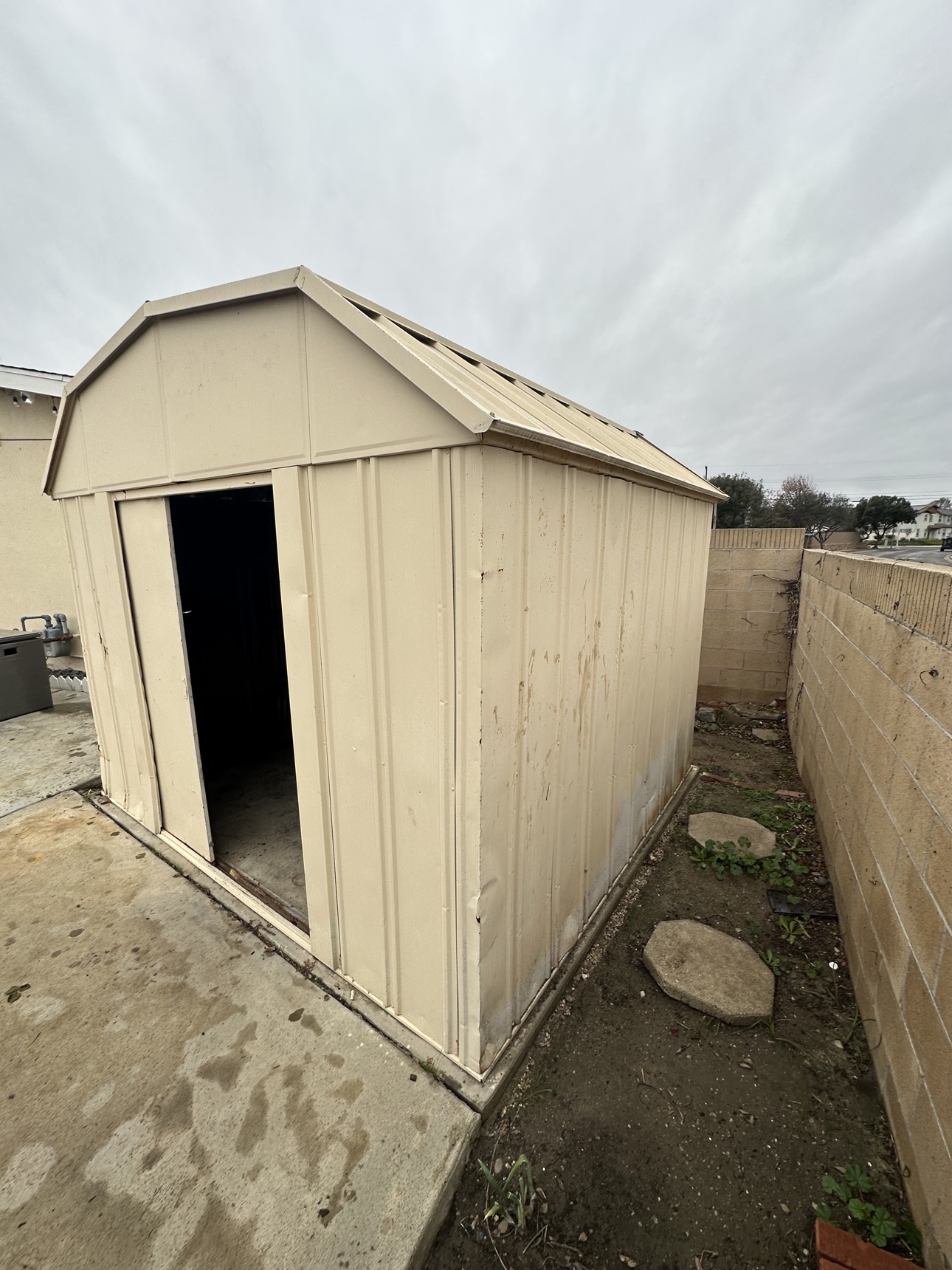 Real Delta shed cleanup project in Fullerton, California