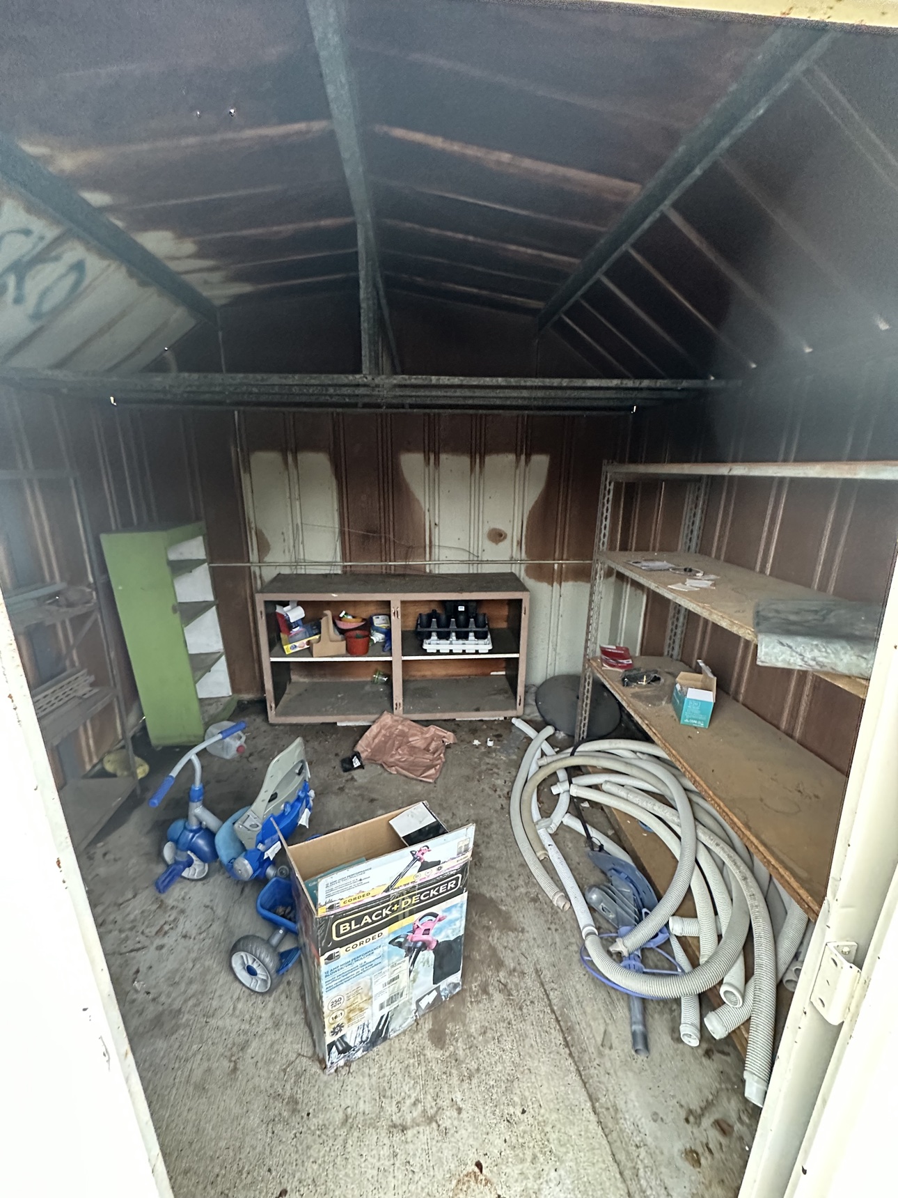 Shed contents sorted during a Fullerton clean-out